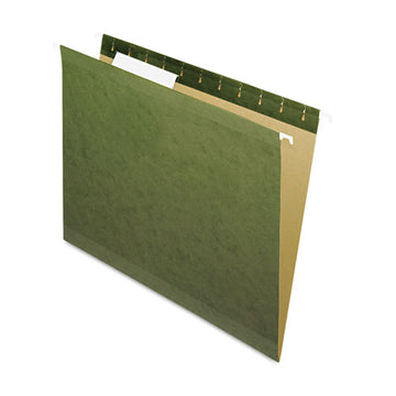 Pendaflex® Reinforced Hanging File Folders, Letter Size, 1-3-cut Tab, Standard Green, 25-box freeshipping - TVN Wholesale